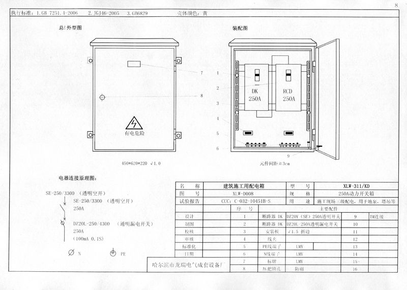 施工現場臨時用電配電箱(機柜)標準化配置圖集，只有這一個！