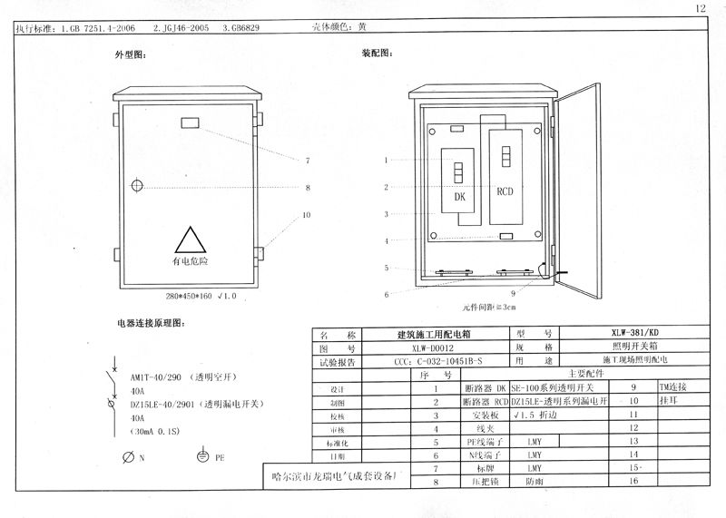 從變壓器到配電箱！臨時電源線連接和配電箱配置標準圖！